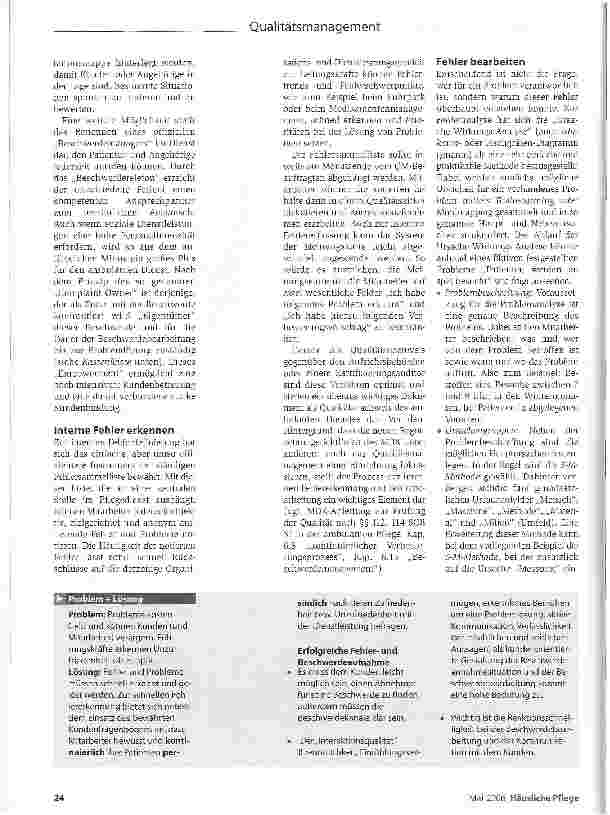 Vorschauseite 2: Für Beschwerden immer ein offenes Ohr