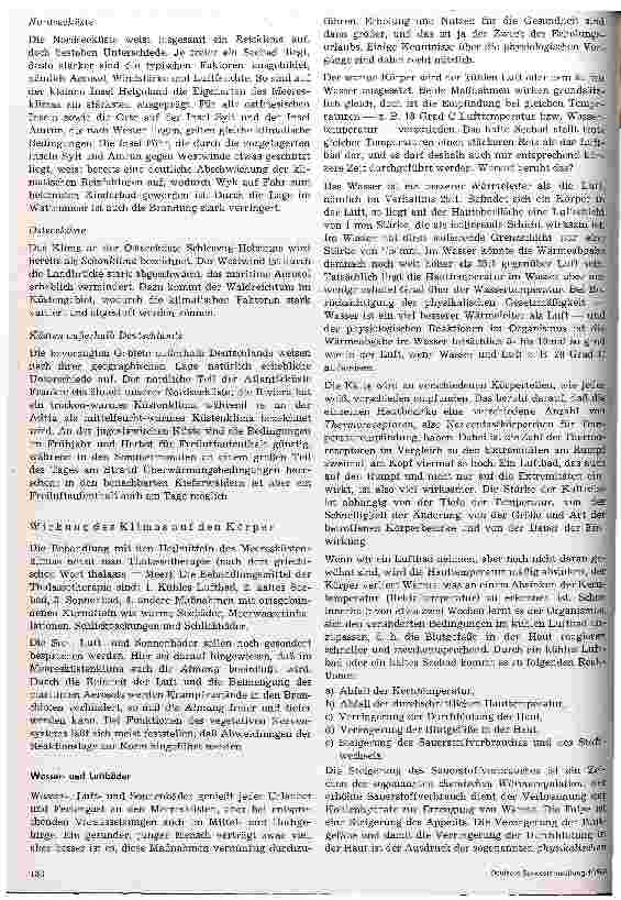 Vorschauseite 3: Bioklimatologie und Urlaubsgestaltung