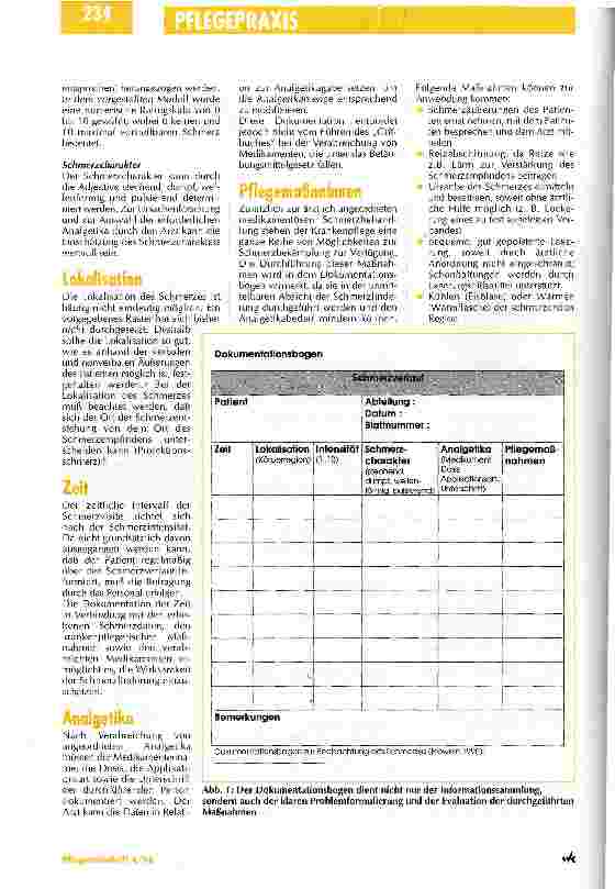 Vorschauseite 2: Sinnvoll ist nur die gemeinsame Schmerzvisite von Arzt und Pflegenden Schmerz-Monitoring