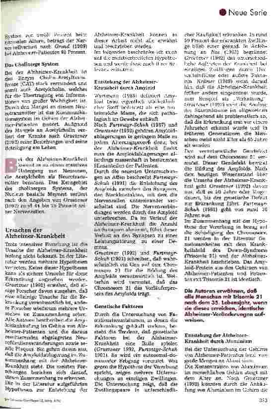 Vorschauseite 4: Wenn das Ich verlorengeht Morbus Alzheimer, Teil 1, Pathogenese und Diagnostik