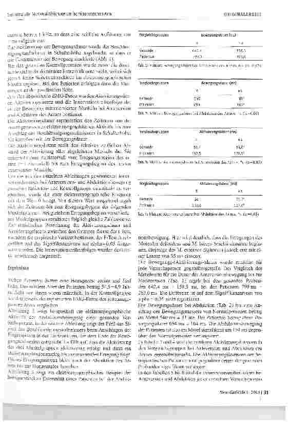 Vorschauseite 3: Sequenzielle Muskelaktivierung am hemiparetischen Arm