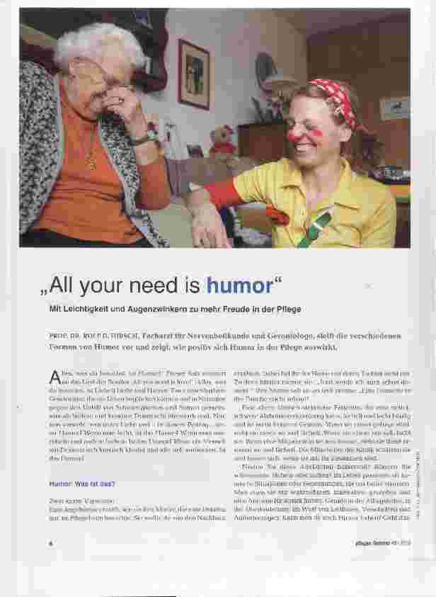 Vorschauseite 1: All your need is humor
