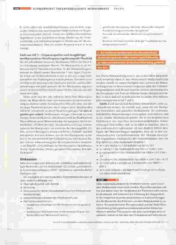 Vorschauseite 5: Nebenwirkungen von Medikamenten an Muskel, Gelenk und Nerv Drei Fallberichte