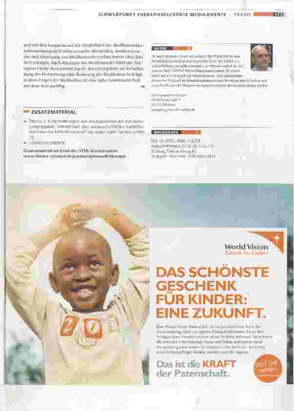 Vorschauseite 6: Nebenwirkungen von Medikamenten an Muskel, Gelenk und Nerv Drei Fallberichte