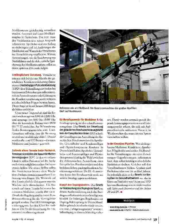 Vorschauseite 2: Neue Regeln im neuen Jahr