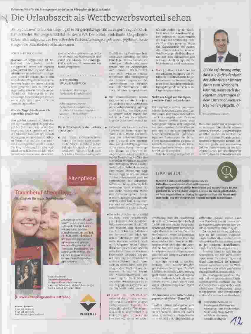 Vorschauseite 1: Die Urlaubszeit als Wettbewerbsvorteil sehen