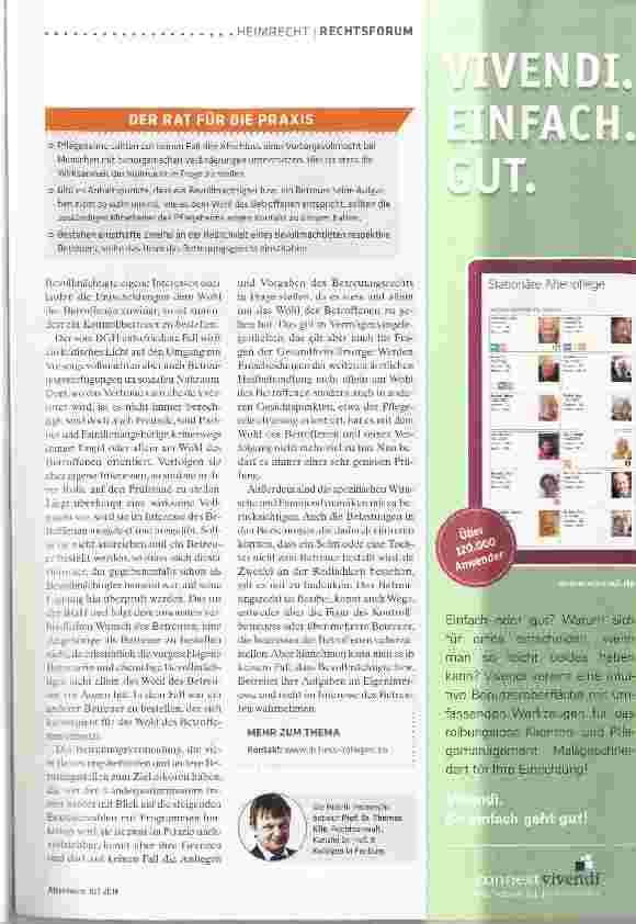 Vorschauseite 2: BGH: Ein Bevollmächtigter muss redlich und geeignet sein