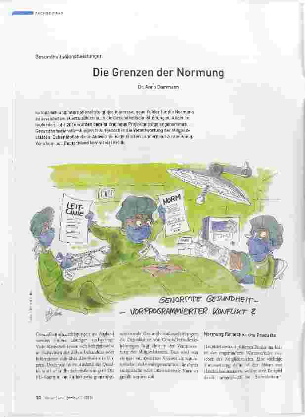 Vorschauseite 1: Die Grenzen der Normung