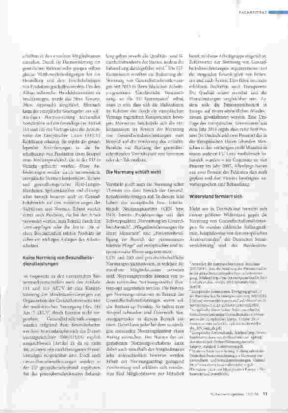Vorschauseite 2: Die Grenzen der Normung