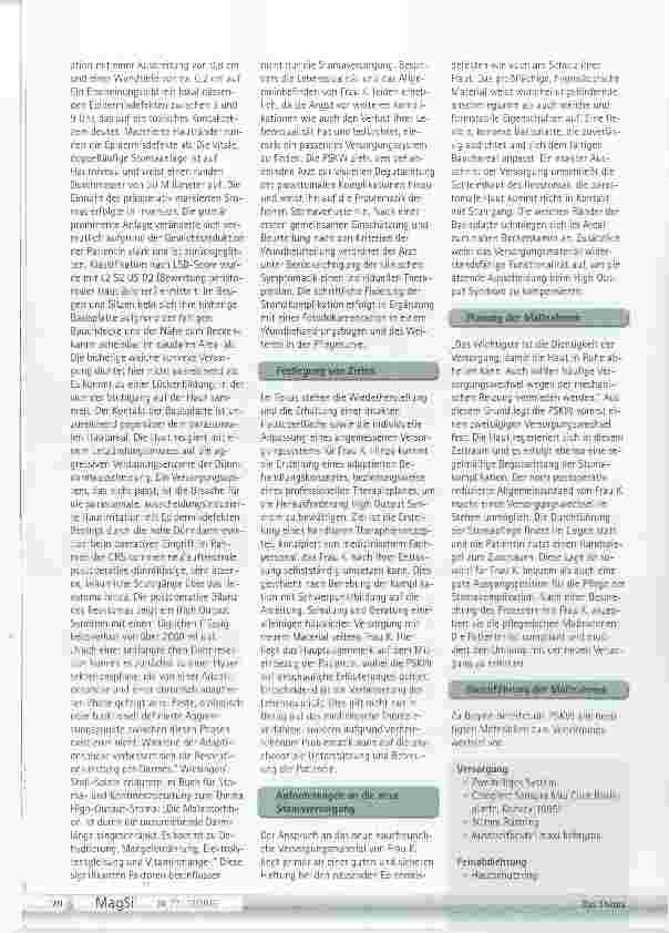 Vorschauseite 4: Stomakomplikationen Herausforderungen in der Stomatherapie
