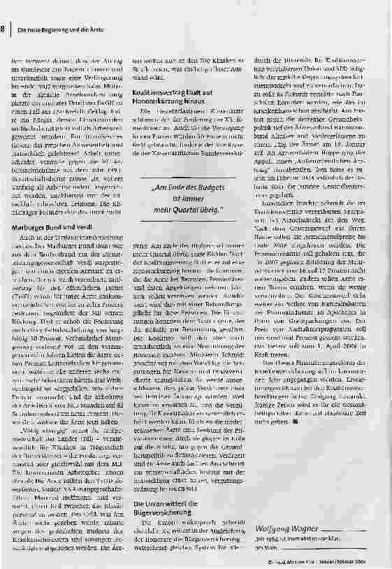 Vorschauseite 3: Weiter Marathondienste?Was die neue Bundesregierung zu den Arbeitsbedingungen der Ärzte zu sagen hat