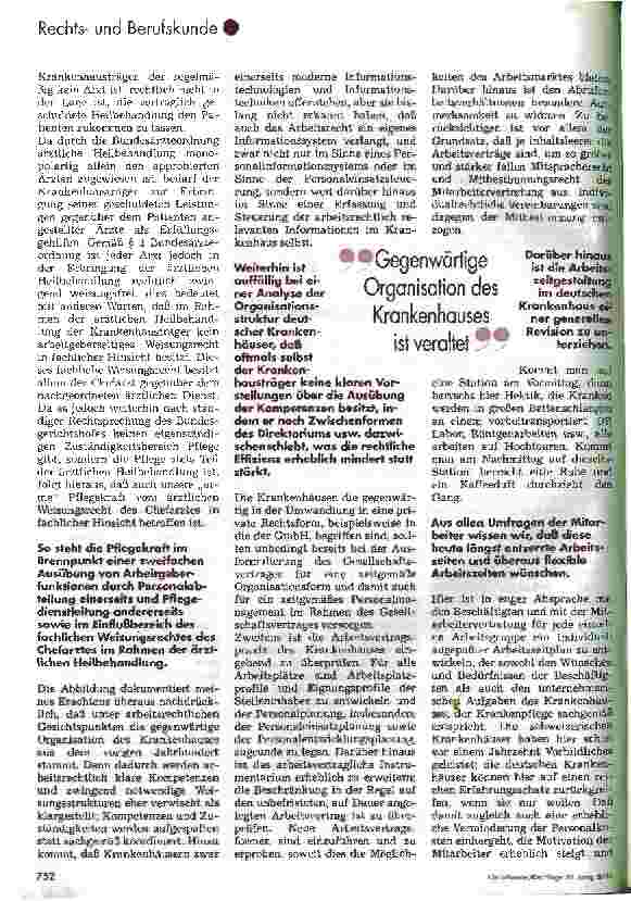 Vorschauseite 4: Arbeitsrecht im Krankenhaus