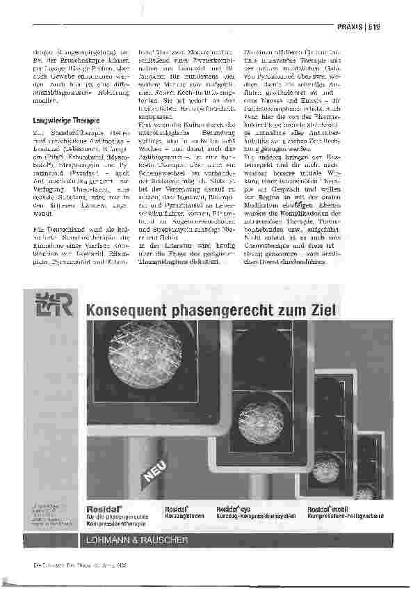 Vorschauseite 4: Von der Mottenbürg zur modernen Therapie
