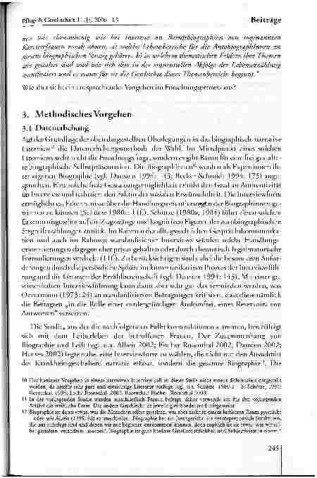Vorschauseite 6: Biographieforschungein interessanter Weg für die Pflegeforschung