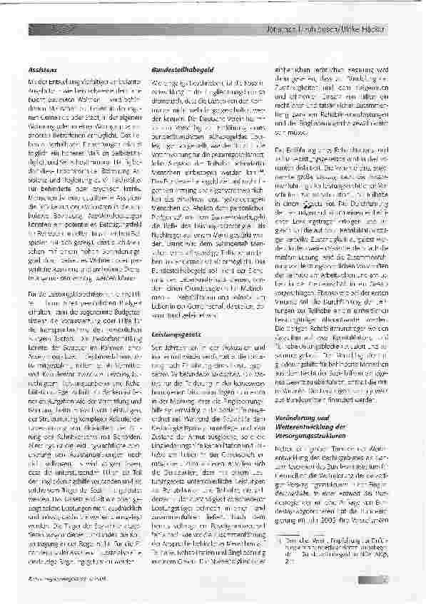 Vorschauseite 4: Die Eingliederungshilfe für Menschen mit Behinderungen - Rechtslage und Perspektiven