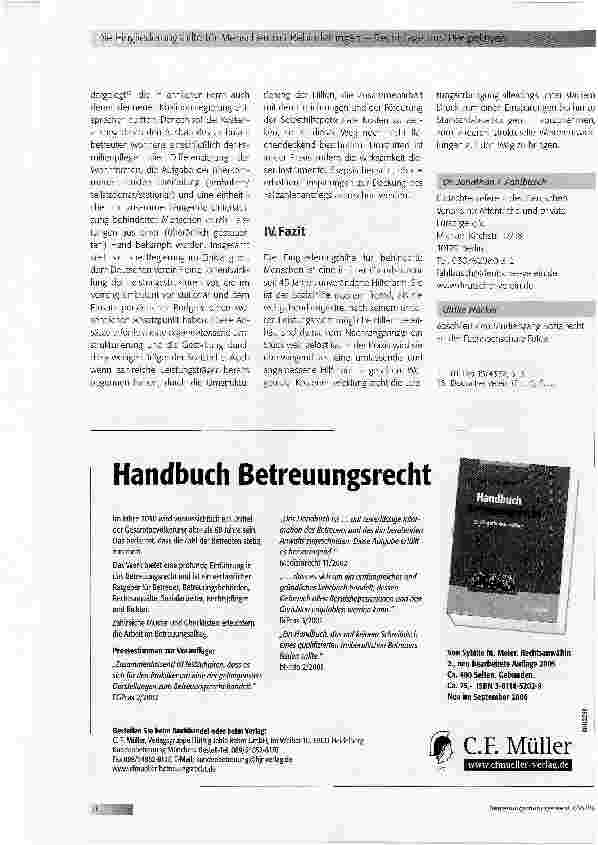 Vorschauseite 5: Die Eingliederungshilfe für Menschen mit Behinderungen - Rechtslage und Perspektiven