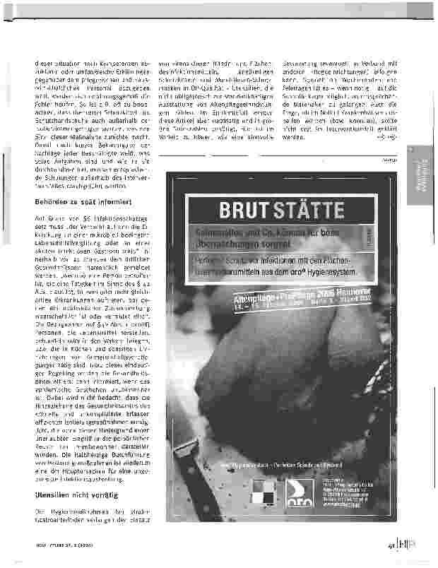 Vorschauseite 2: Hygienefehler bei Noro-Virusinfektionen