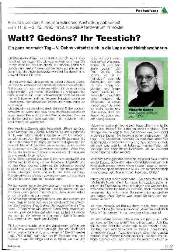 Vorschauseite 1: Watt? Gedöns? Ihr Teestich?