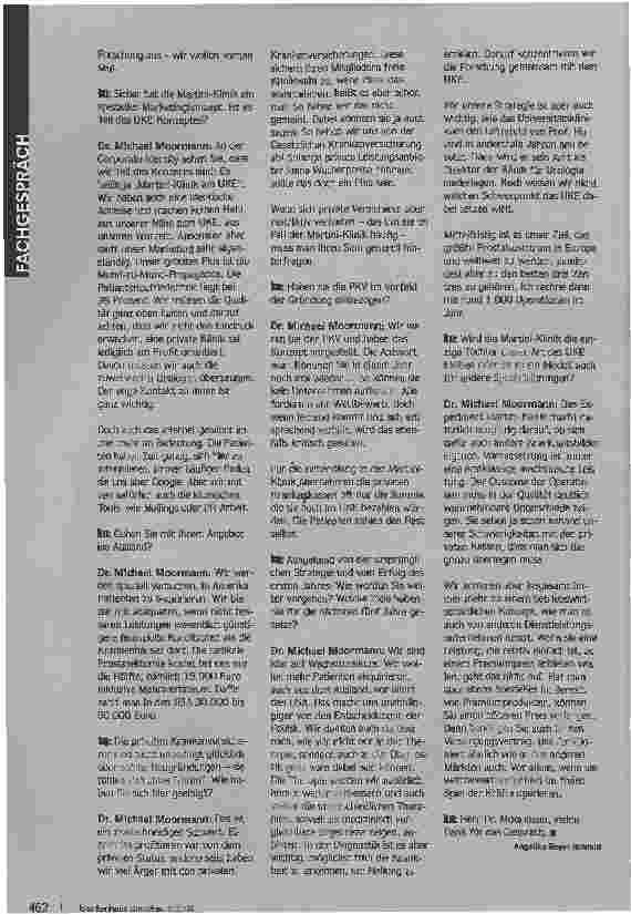 Vorschauseite 3: Im freien Spiel der KräftePrivate UKE-Tochter: Das Konzept geht auf