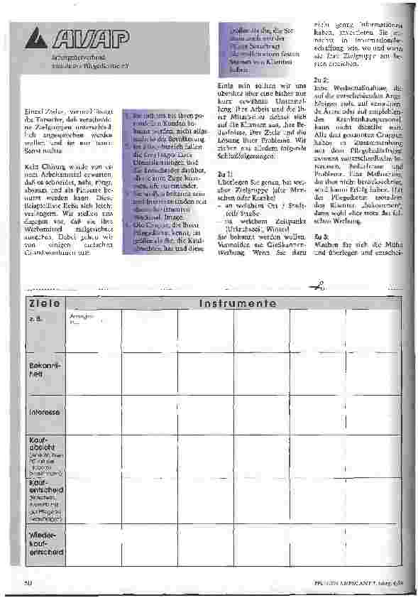 Vorschauseite 2: Werbung