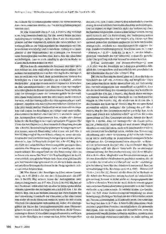 Vorschauseite 3: Mitbestimmungserfordernis nach §47 Abs. 2 und 4 PersVG Bbg