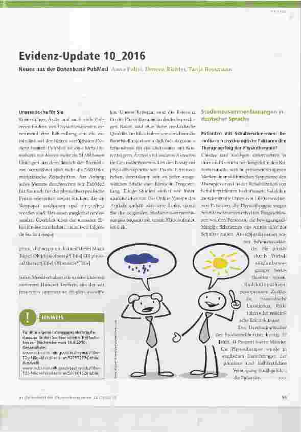 Vorschauseite 1: Evidenz-Update 10_2016