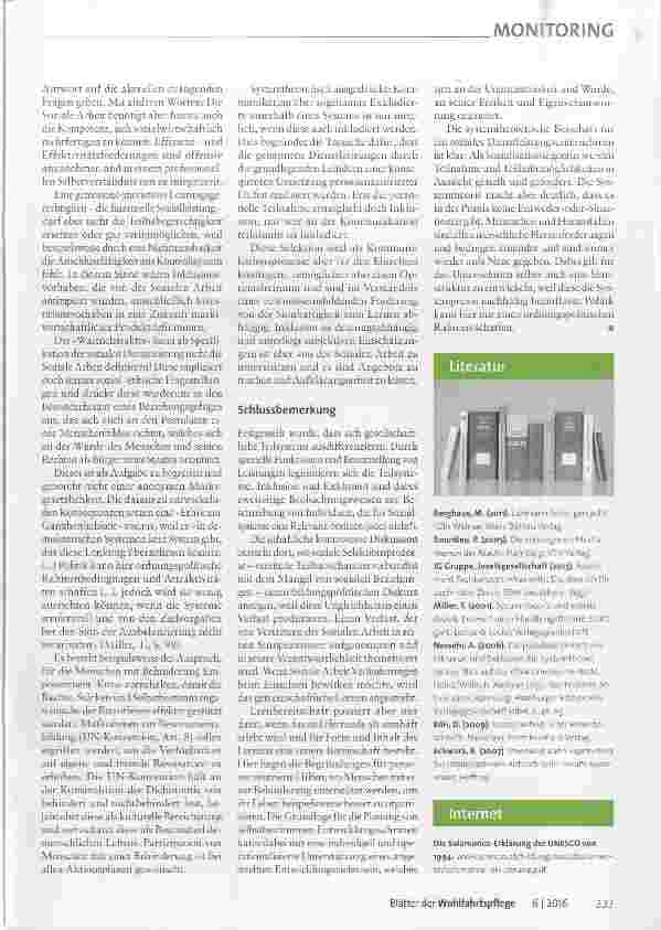 Vorschauseite 4: Inklusion als Pädagogik des Sozialraumes und der Vielfalt