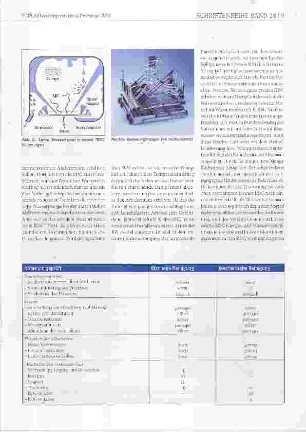 Vorschauseite 2: Zum Wasserverbrauch bei der Aufbereitung chirurgischer Instrumente manuell versus maschinell