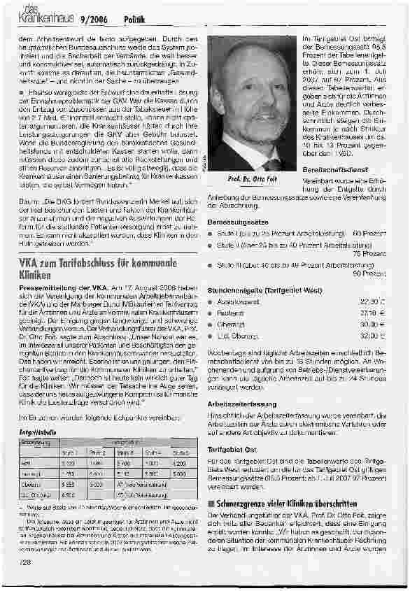 Vorschauseite 6: 750 Mio. € Kürzung der Klinikbudgets nicht verkraftbarBundesweite Kampagne der Krankenhäuser zur Gesundheitsreform