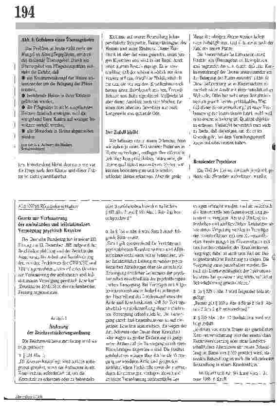 Vorschauseite 4: Die richtige Heim-Auswahl / Über die Schwierigkeit, alter Menschen in die geeigneten Institutionen zu vermitteln