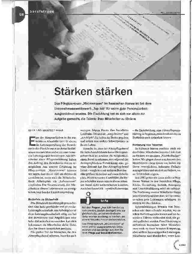 Vorschauseite 1: Stärken stärken