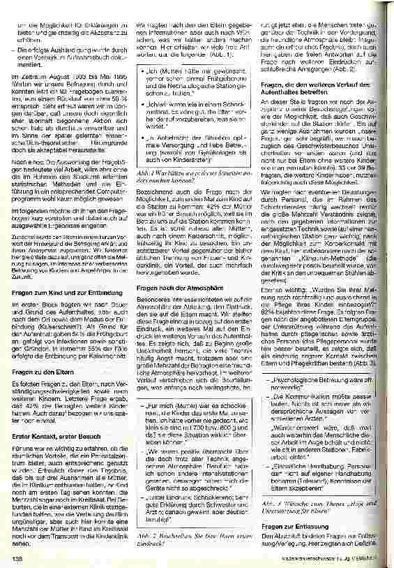 Vorschauseite 2: Elternbefragung auf einer neonatologischen Intensivstation ein Projekt aus der Praxis