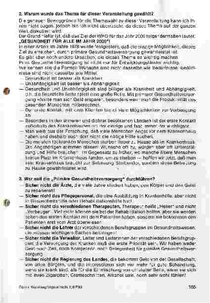 Vorschauseite 2: Primäre Gesundheitsversorgung-Herausforderung für die Pflege?