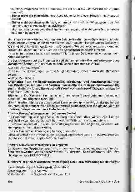 Vorschauseite 3: Primäre Gesundheitsversorgung-Herausforderung für die Pflege?