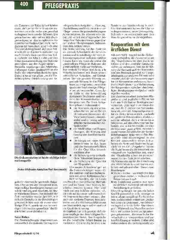 Vorschauseite 3: Arbeitszufriedenheit fördert die Verweildauer von Pflegenden im Beruf Feste Arbeitszeiten und Zimmerpflege/Teil 2