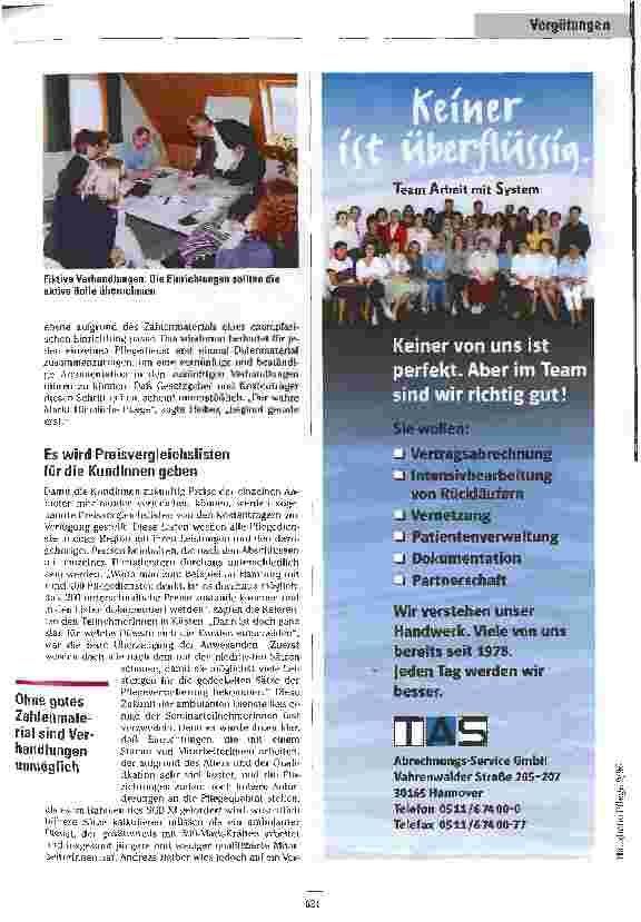 Vorschauseite 2: Auf den Punkt kommen Seminar Leistungsgerechte Vergütung und Verhandlungsführung in der Pflegeversicherung