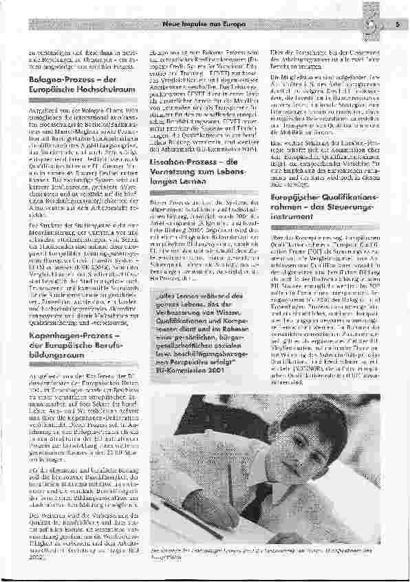 Vorschauseite 2: Neue Impulse aus Europa