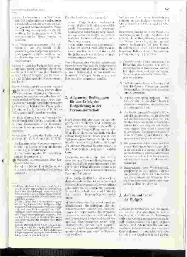 Vorschauseite 2: Die Budgetierung in der Personalwirtschaft mit Hilfe des Controllings