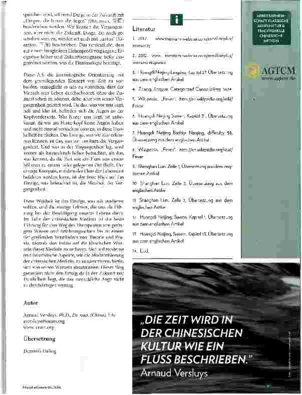 Vorschauseite 4: Die Zukunft der Chinesischen Medizin liegt im Meistern ihrer Anfänge