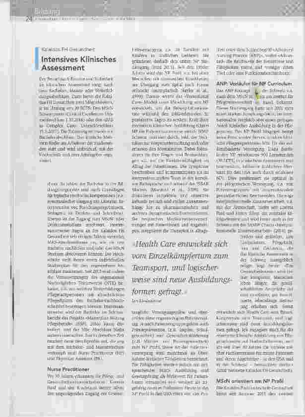 Vorschauseite 2: Neue Berufsprofile für die Praxis
