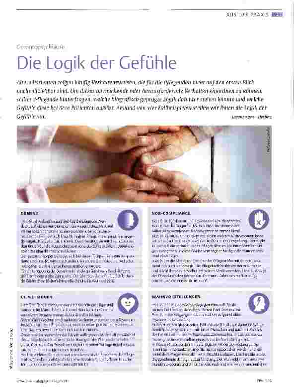 Vorschauseite 1: Die Logik der Gefühle