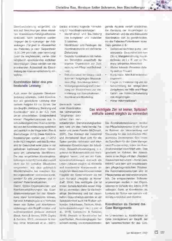 Vorschauseite 2: Case Management im Krankenhaus ein Praxisbericht