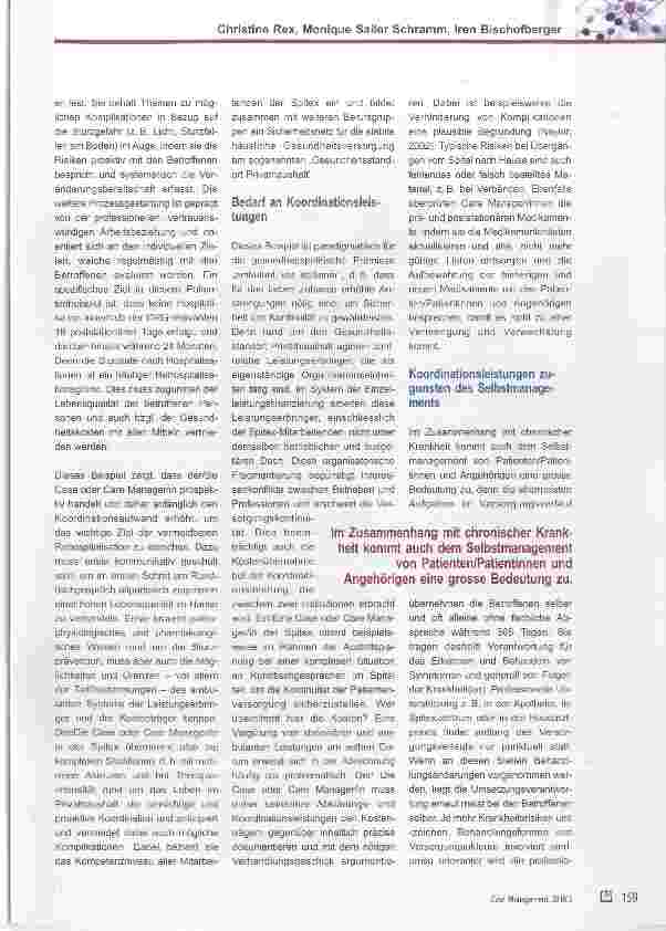 Vorschauseite 4: Case Management im Krankenhaus ein Praxisbericht