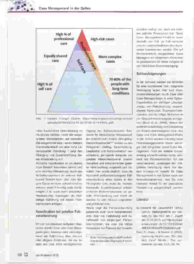 Vorschauseite 5: Case Management im Krankenhaus ein Praxisbericht