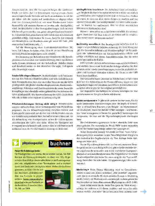 Vorschauseite 2: Existenzgründung Teil 4 Los geht es -die Praxiseröffnung