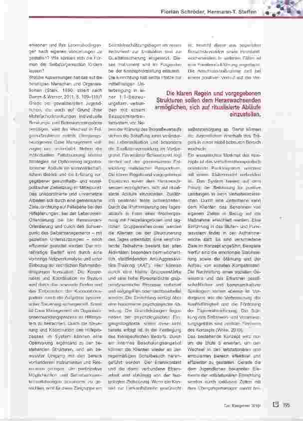 Vorschauseite 4: Übergangsbezogenes Case Management in einer Einrichtung der Jugendhilfe
