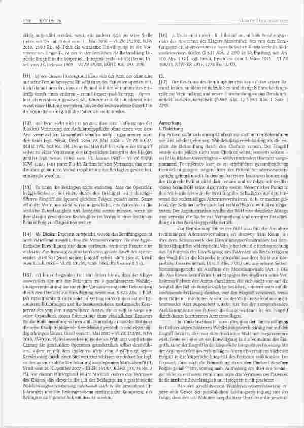 Vorschauseite 2: Wahlleistungsvereinbarung mit Chefarztbehandlung