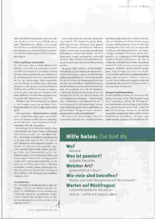 Vorschauseite 2: Bis der Rettungswagen kommt...