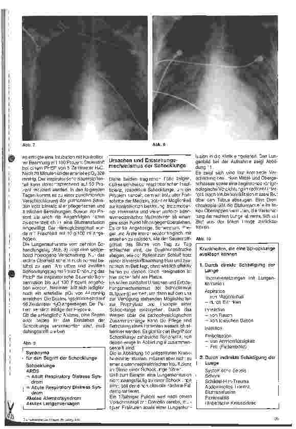 Vorschauseite 3: Respiratorische Insuffizienz - Schocklunge