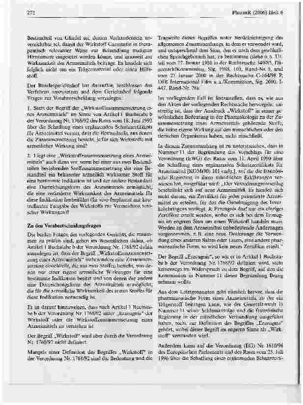 Vorschauseite 3: Ergänzendes Schutzzertifikat für Arzneimittel-Begriff Wirkstoffzusammensetzung